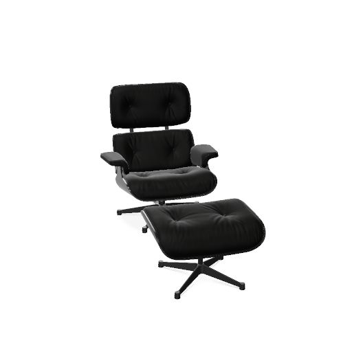 LCH Lounge C.&Ottoman essen zwart