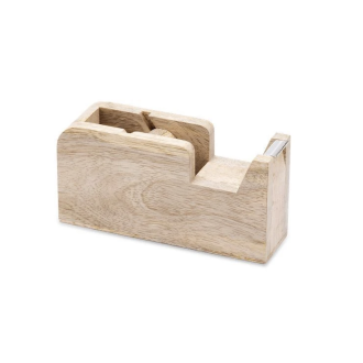 Hansa Wooden Tape Dispenser Wooden Tape Dispenser - mangohout