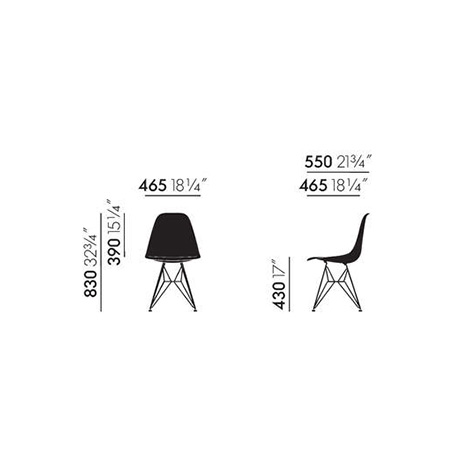 Eames Plastic Side Chair (DSR) - SPECIAL COLOURSEames Plastic Side Chair DSR - New Colours