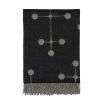 Eames Wool Blanketeames wool blanket, dot pattern zwart
