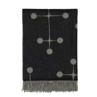 Eames Wool Blanketeames wool blanket, dot pattern zwart
