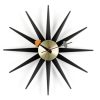 Sunburst ClockSunburst Clock - zwart/messing
