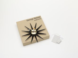 Sunburst ClockSunburst Clock - zwart/messing