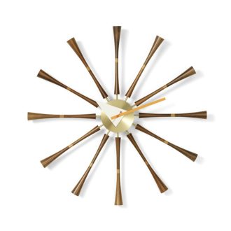 Spindle ClockSpindle Clock - walnoten/aluminium