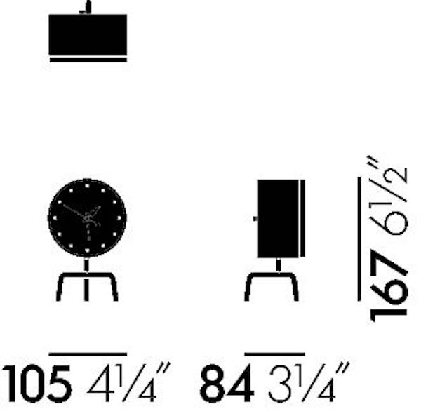 Tripod ClockTripod Clock - Vitra