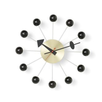 Ball ClockBall Clock - zwart/messing