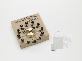 Ball ClockBall Clock - zwart/messing