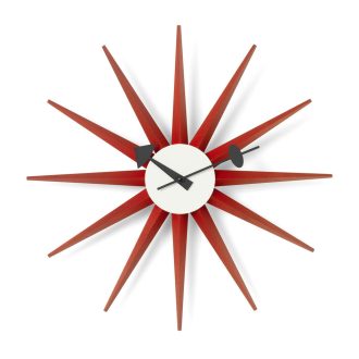 Sunburst Clock, George Nelson 1949Sunburst Clock rood