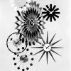 Sunburst Clock, George Nelson 1949Sunburst Clock rood