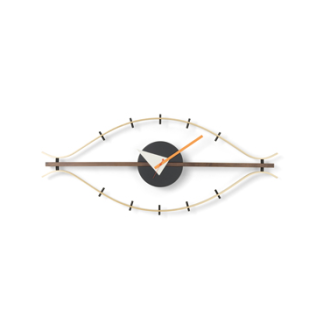 Eye clockEye Clock - walnoot/messing