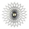 Sunflower ClockSunflower Clock - zwart/messing