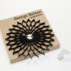 Sunflower ClockSunflower Clock - zwart/messing