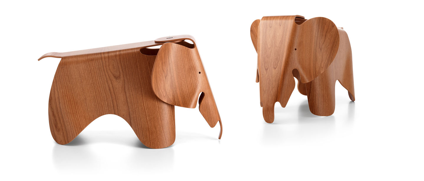 Eames ElephantEames Elephant - Plywood, Amerikaans kersen - limited edition