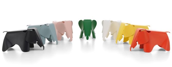 Eames ElephantEames Elephant - Plywood, Amerikaans kersen - limited edition