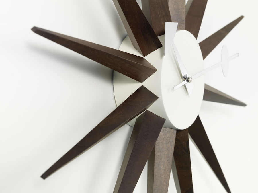 Sunburst ClockSuburst Clock - walnoot