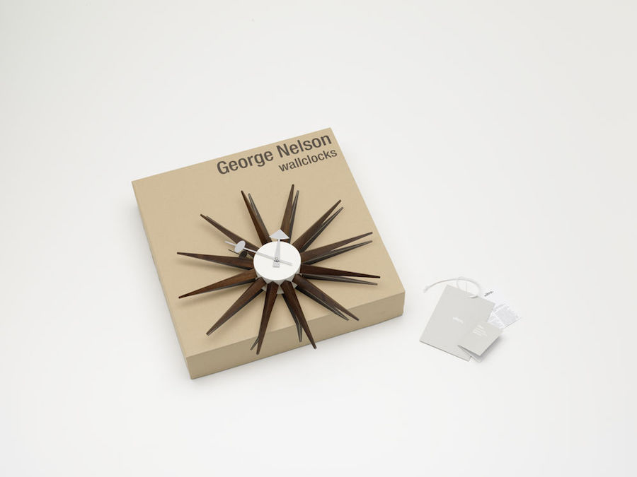 Sunburst ClockSuburst Clock - walnoot
