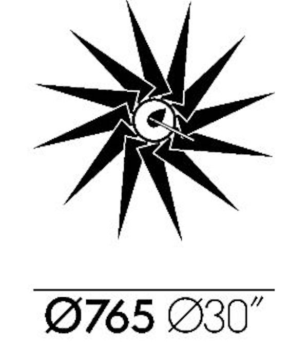 Turbine ClockTurbine Clock - messing