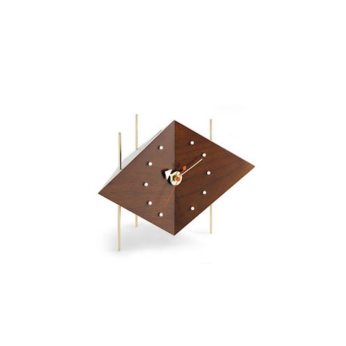 Diamond Clockdiamond clock, massief walnotenhout