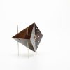 Diamond Clockdiamond clock, massief walnotenhout