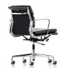 Soft Pad EA 217Eames Soft Pad EA 217 bureaustoel zwart, leder Premium