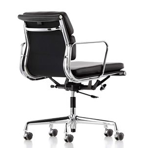 Soft Pad EA 217Eames Soft Pad EA 217 bureaustoel zwart, leder Premium
