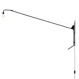 PotencePotence - muurlamp, zwart, 220-240 V, 50/60 Hz, E27, plug type C