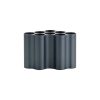Nuage Nuage vaas, geanodiseerd aluminium, small steel blue