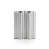 Nuage medium light silverNuage vaas, geanodiseerd aluminium, medium light silver