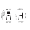 Chaise Tout BoisChaise Tout Bois, donker eiken