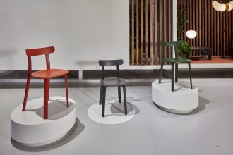 All Plastic Chair All Plastic Chair, brick - two-tone