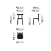 All Plastic Chair All Plastic Chair, brick - two-tone