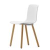 HAL Wood Vitra - HAL Wood - Stoel: naturel eiken, gevernist, wit