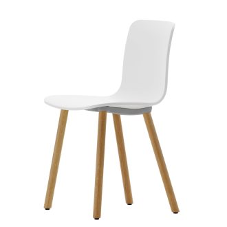 HAL Wood Vitra - HAL Wood - Stoel: naturel eiken, gevernist, wit