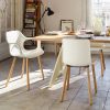 HAL Wood Vitra - HAL Wood - Stoel: naturel eiken, gevernist, wit