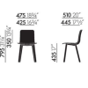 HAL Wood Vitra - HAL Wood - Stoel: naturel eiken, gevernist, wit