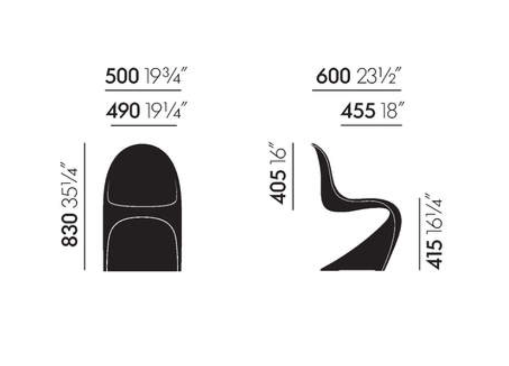 Panton Chair ClassicPanton Chair Classic, groen - LIMITED EDITION