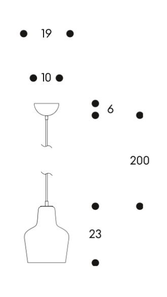 A333 Hanglamp A333 Hanglamp wit/wit EU