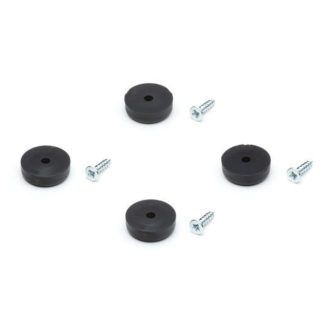Glijders, DSW DAW, set van 4Glijders - DSW DAW - zwart