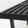 Nelson Bench, kortNEL Nelson Bench, kort, zwart essen