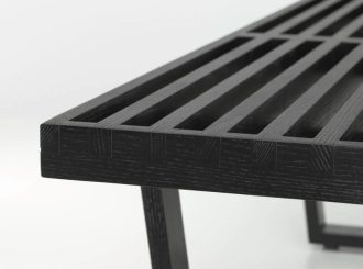 Nelson Bench, kortNEL Nelson Bench, kort, zwart essen