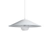 Kori Pendant Light with Dune ShadeKori Pendant Light gegolfde kap - wit