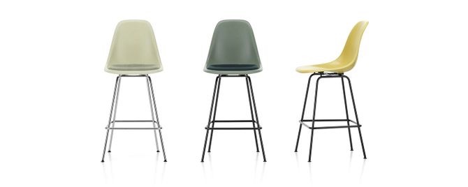 Eames Fiberglass Stool MediumEFC Fiberglass Stool Medium