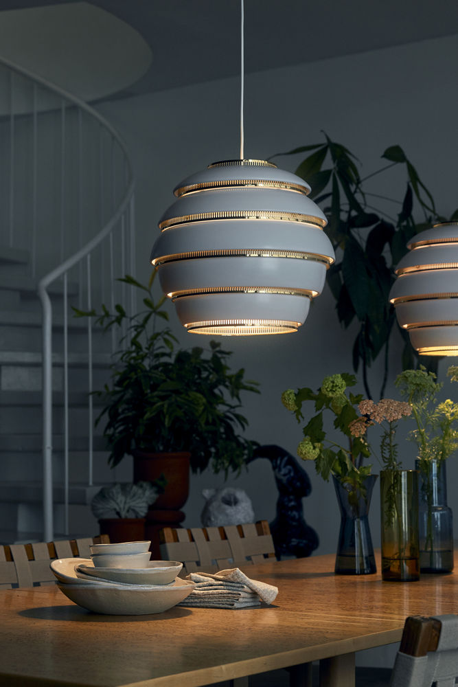 A331 Hanglamp "Beehive"A331 Hanglamp wit/Mss EU