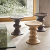 Eames Stool, Model AEames Stool A naturel kastanje