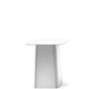 Metal side table - middelgrootMetal side table Medium - white hoogglanslak wit, gebogen plaatstaal