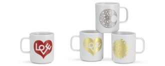 Coffee Mug - Love Heart Crimsonkoffietas - Love Heart Crimson