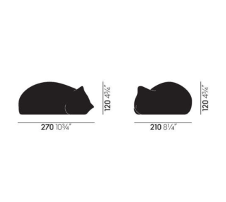 Resting Cat, smallResting Cat - beige