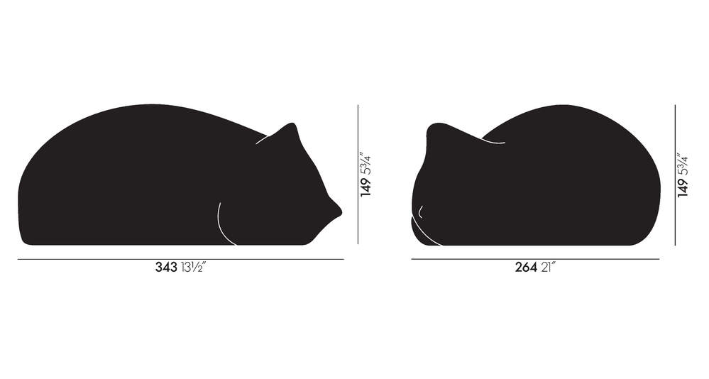 Resting Cat, largeResting Cat - beige