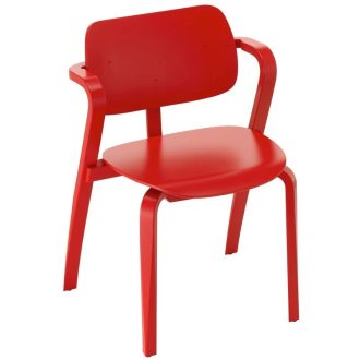 Aslak ChairArtek - Aslak Chair, beukenfineer, rode lak