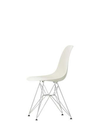 Eames Plastic Side Chair (DSR)DSR Plastic side chair - pebble - chrome